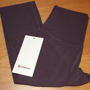 New Lululemon Align Pant 28" Size 4 Black Currant